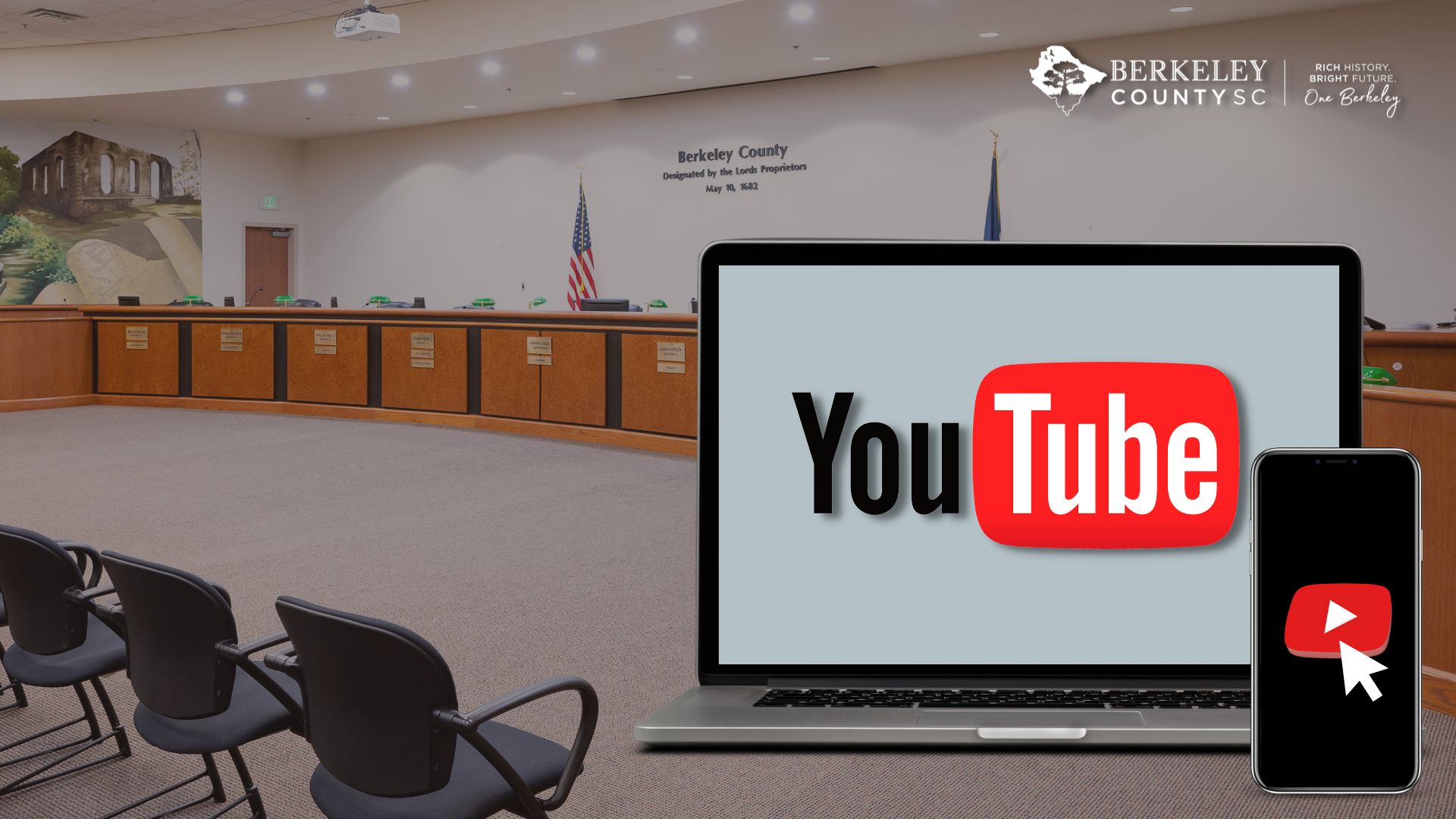 Berkeley County to Begin Livestreaming Public Meetings Via YouTube