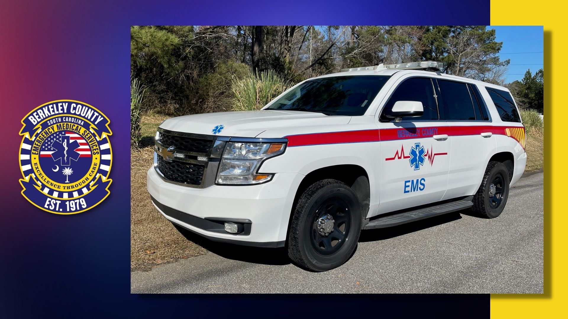 Berkeley County EMS Rolls Out NEW Quick Response Vehicle on Daniel Island