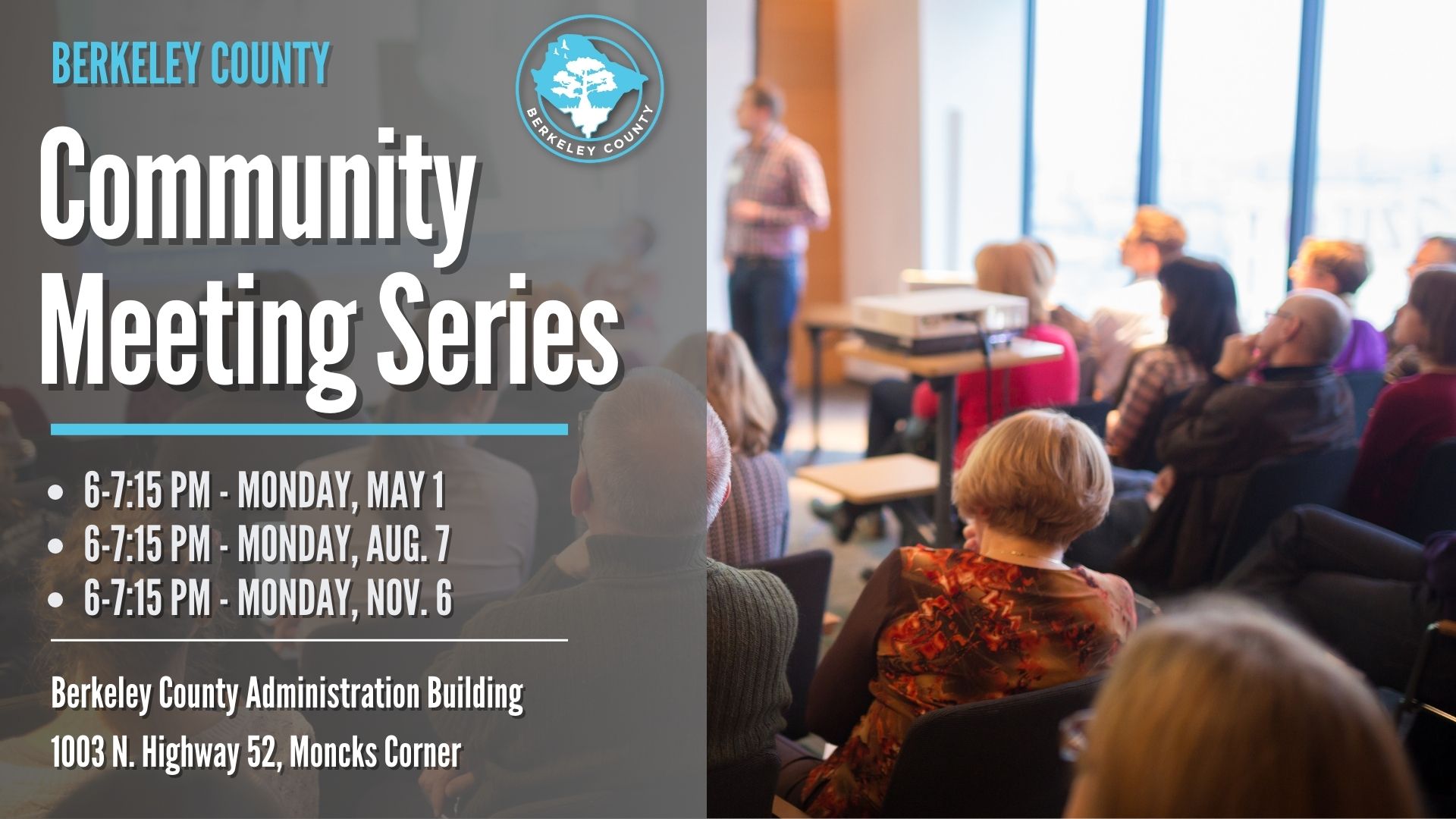 Berkeley County Hosting Series of Upcoming Community Meetings