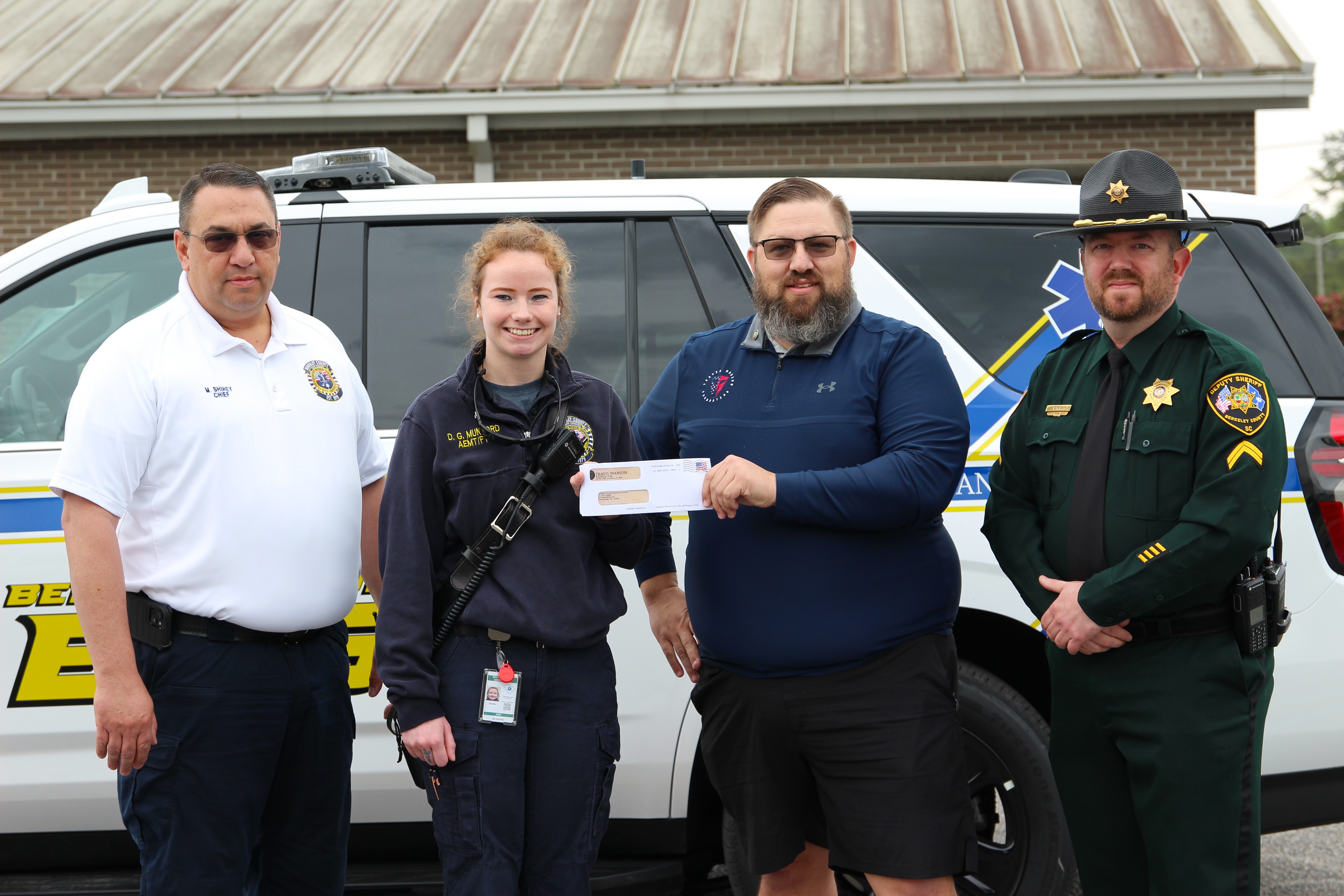 Berkeley County EMS Receives $5,000 Donation from 9/11 Heroes Run – Charleston, SC