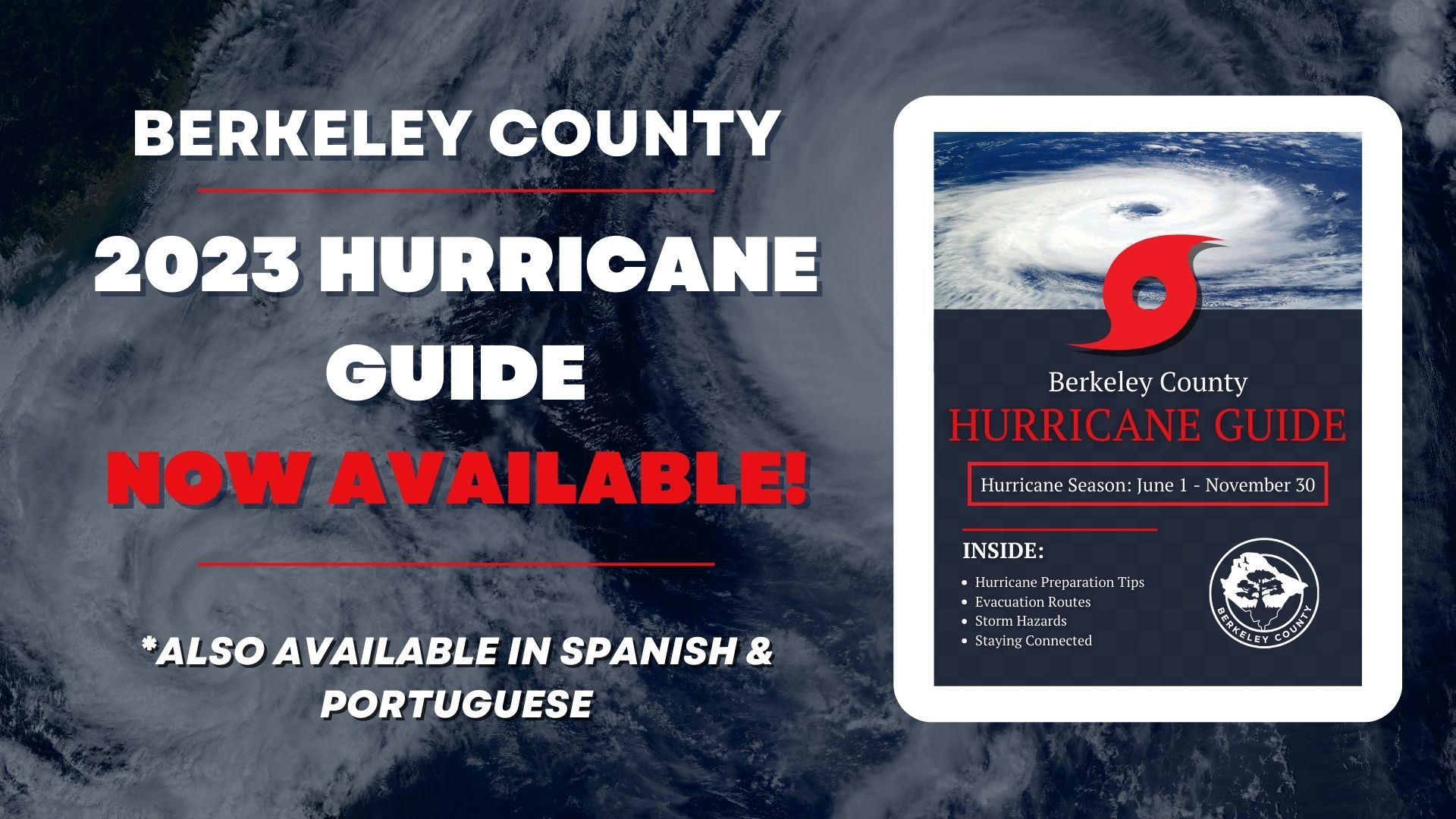 Berkeley County Government Releases 2023 Hurricane Guide