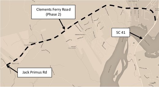 Clements Ferry Phase 2 Map